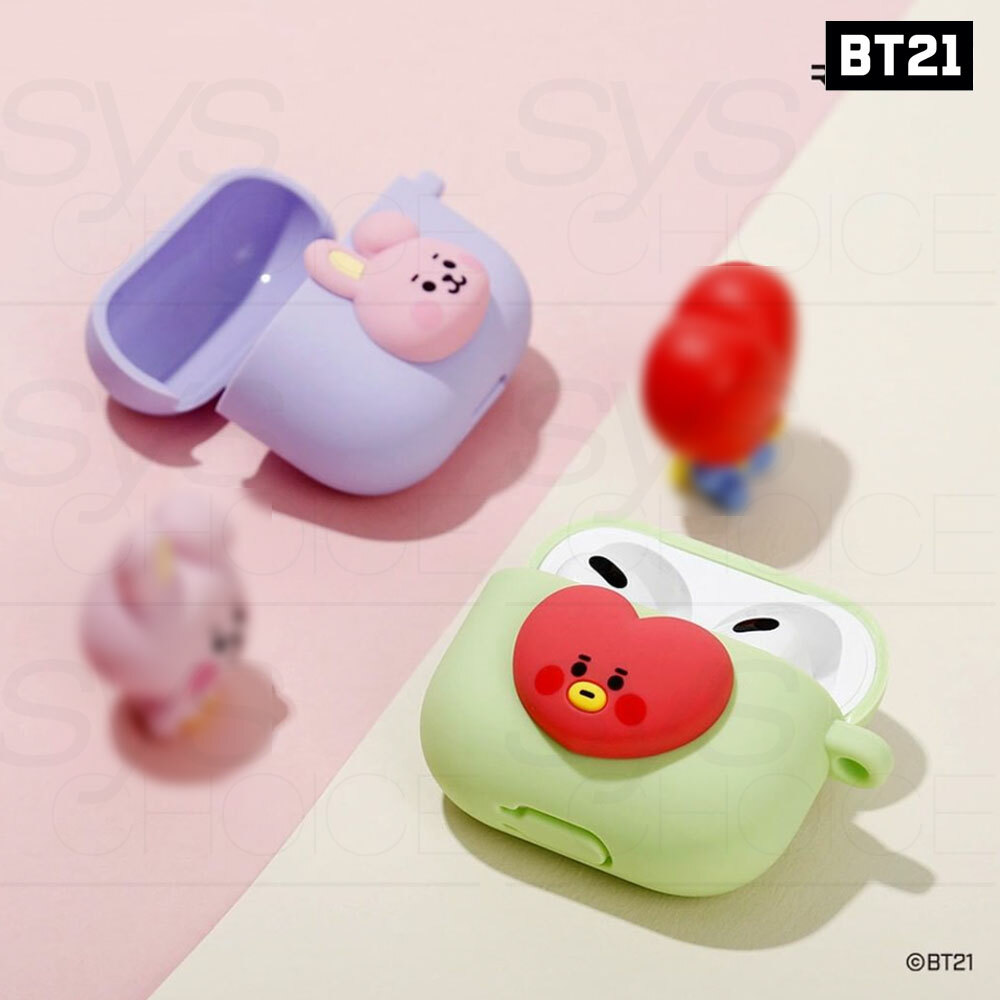 BTS BT21 Official Authentic Goods BABY Silicone AirPods3 Case +
