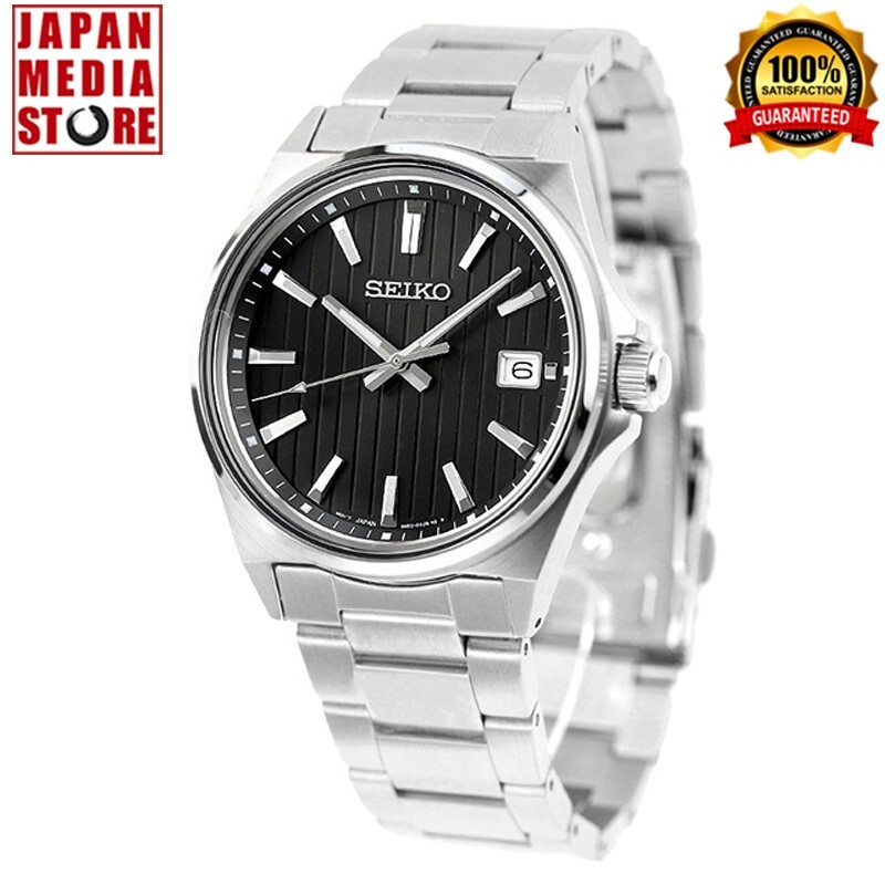Seiko Selection SBTH005 Black Dial Stainless Steel Quartz Men