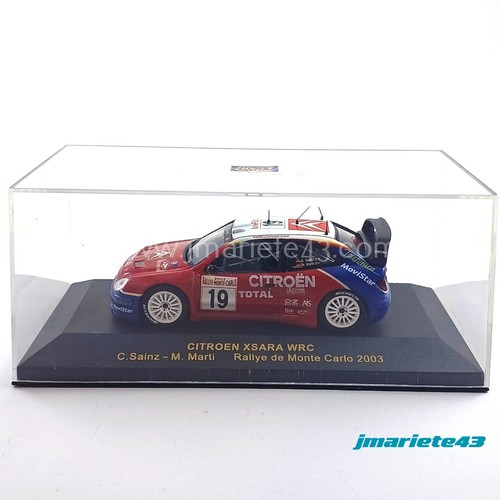 Citroen Xsara #19 C. Sainz - M. Marti Rally MonteCarlo 2003 1:43 IXO quality - Imagen 2 de 7
