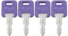 4 PACK Global Link OEM PURPLE Replacement RV Motorhome Trailer Lock Key G365