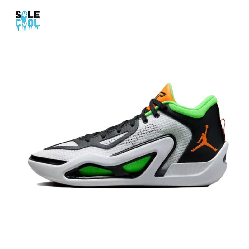 Air Jordan Tatum White Orange Green Home Team Jason Tatum DZ3324