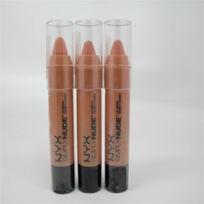 NYX Simply NUDE Lip Cream (01 PEACHES) 3 g/ 0.11 oz (3 COUNT)