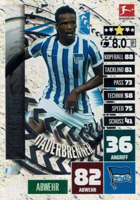 Match Attax 20/21 Bundesliga 2020/2021 Karte Nr. 389 Boyota Dauerbrenner