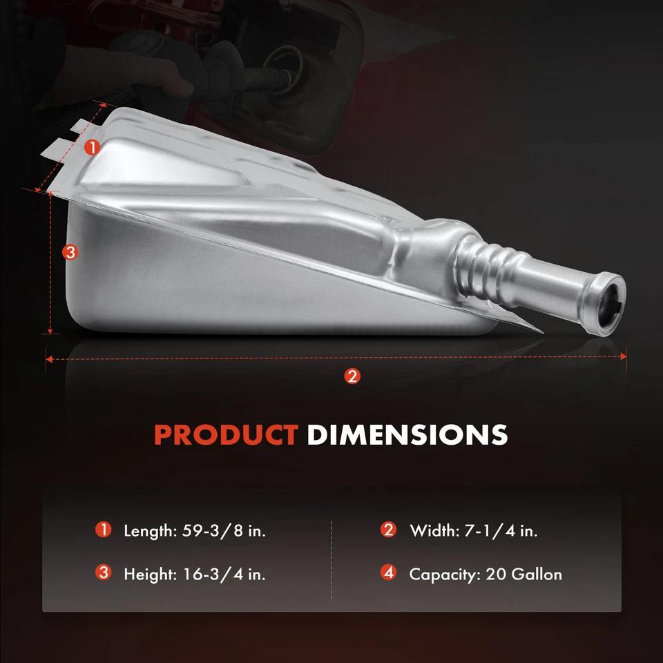 20 Gallons Fuel Tank for Chevy C10/C20/K10/K20 Pickup GMC C15/C1500 Pickup 70-72 - Image 4 of 4