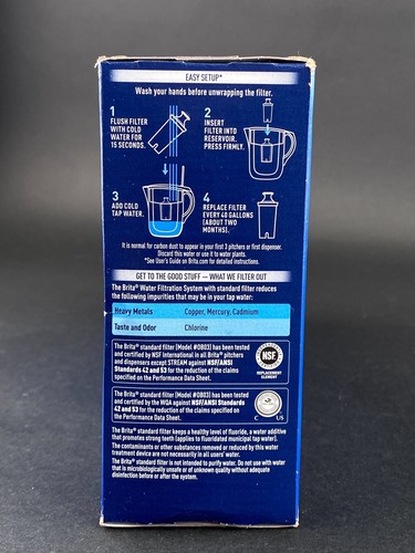 Brita Pitcher Dispenser Replacement Filters 2 Pack 11 Filters New Sealed - Picture 12 of 19