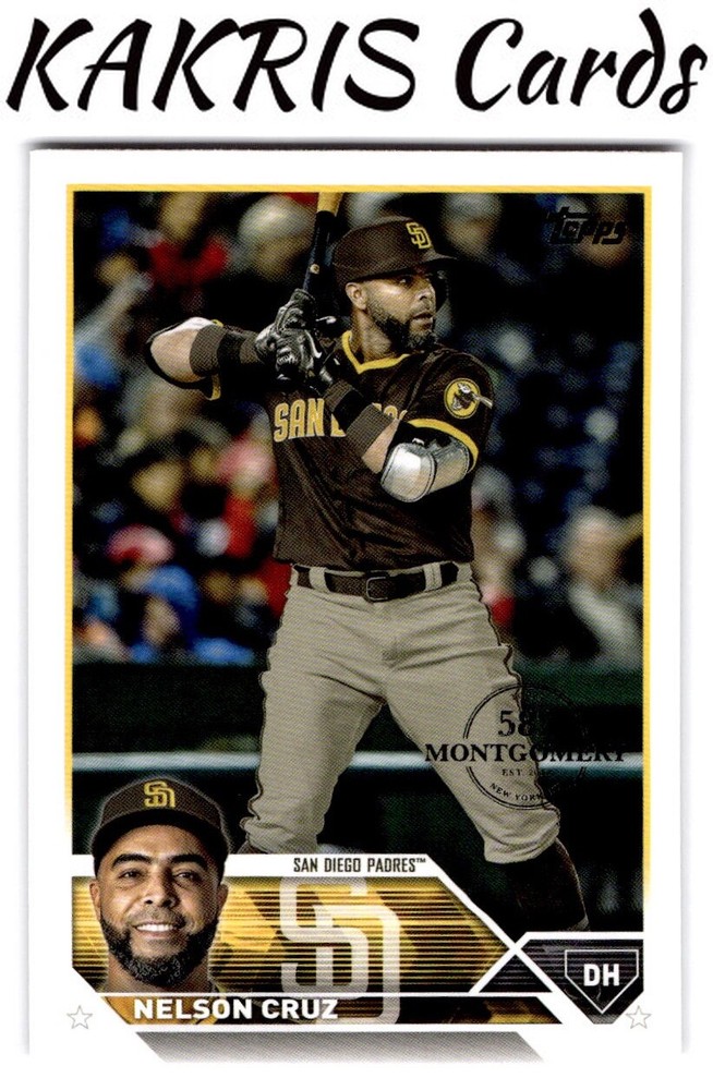 582 Montgomery Club Foil Stamped #520 Nelson Cruz