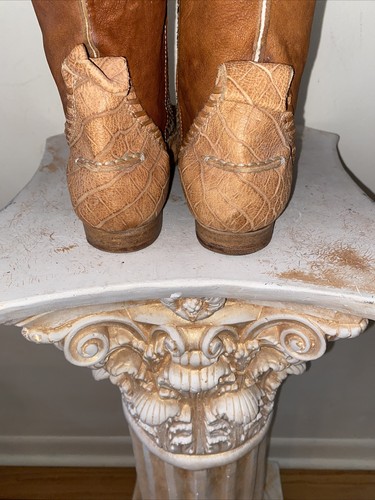 CAT’S PAW RARE ARTISAN SNAKE TRIBAL Mokassin Boots Women BESTICKT ADLER 9 - Bild 7 von 12