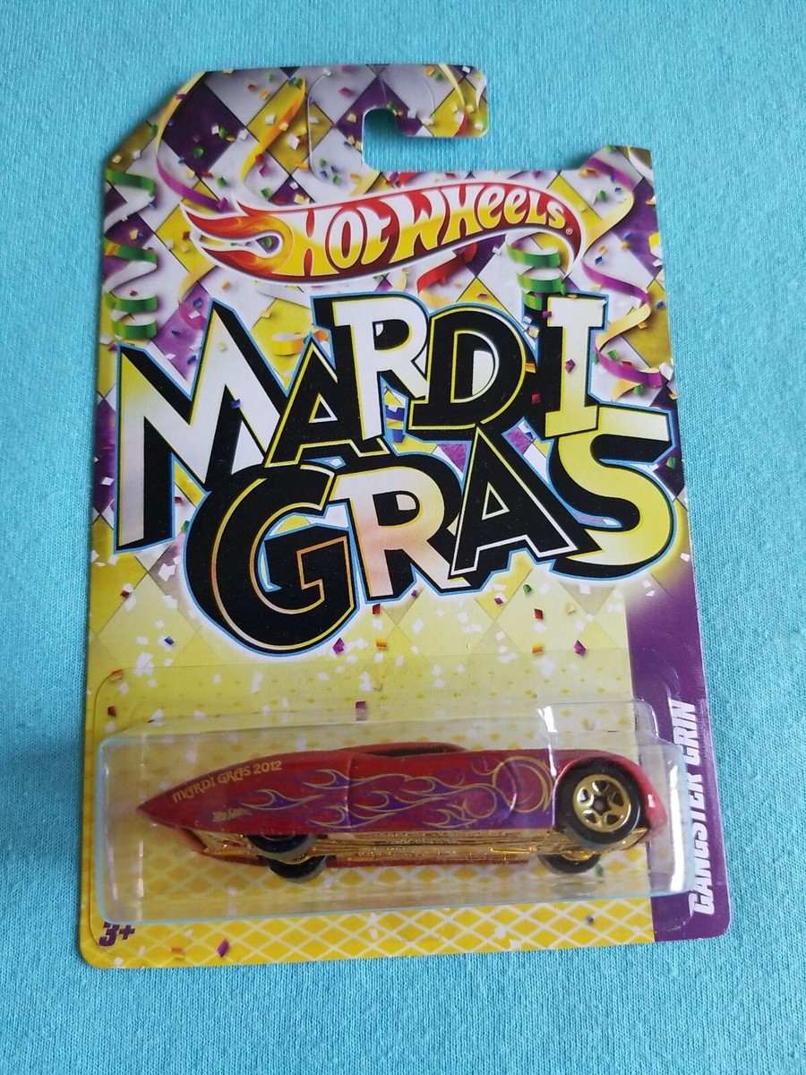 2012 Hot Wheels Mardi Gras GANGSTER GRIN Red EXCELLENT CARD | eBay