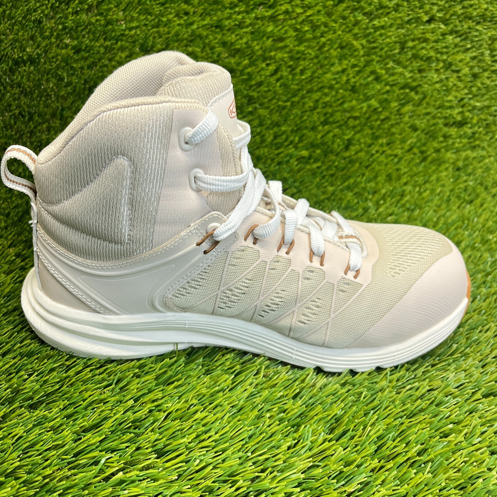 Scarpe stivali Keen Vista Energy Mid Utility da donna taglia 8 5 beige punta composita