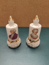 Salt  Pepper shakers/George And Martha Washington Candle