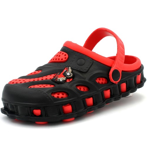 Garden Clogs Shoes For Boys Kids Toddler Slip-On Casual Two-tone Slipper Sandals - Picture 27 of 33
