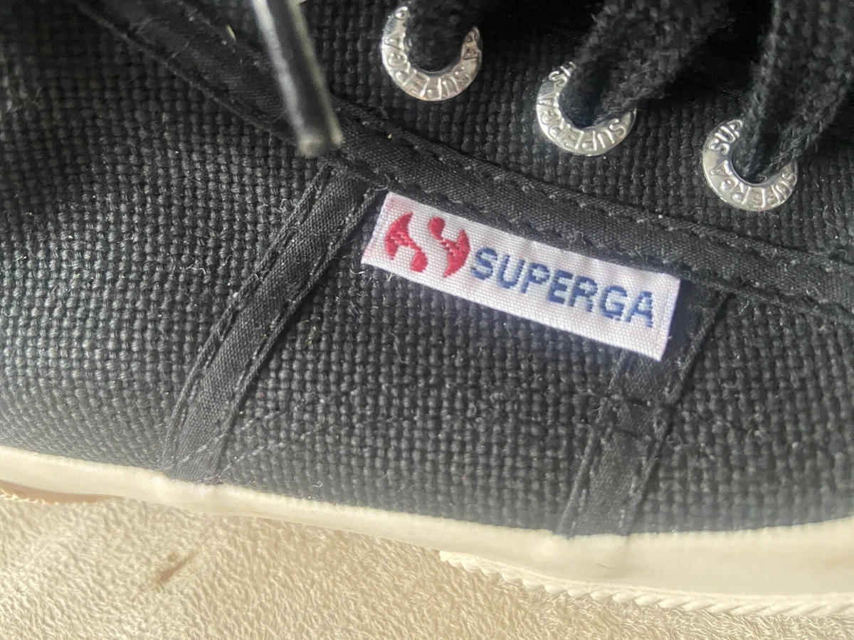 Superga mid cheap top black