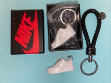 Lot Of 3 NIKE Air Mini Sneaker Keychain With Mini Shoe Box New Extra Shoe Hook B
