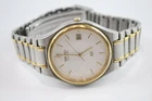Vintage Seiko SQ Two Tone Date Quartz Watch Ref 5Y22-8060 Working