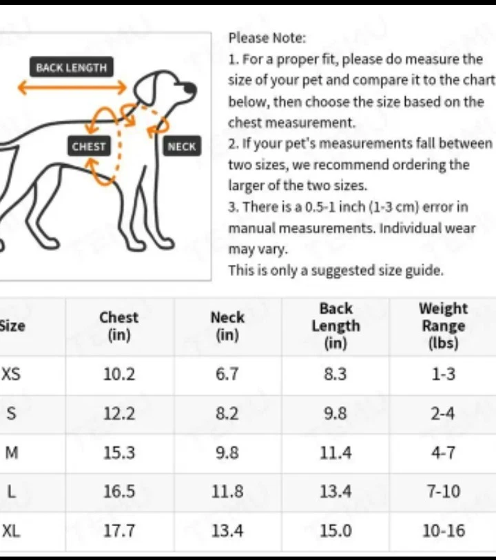 VETEMENTS Felpa con cappuccio cani animali di piccola taglia