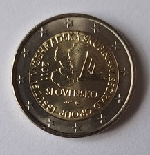2 Euro Gedenkmünze Slowakei 2011, 20. Jahrestag der Gründung der Visegrad-Gruppe