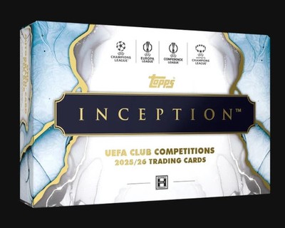 2025-26 Topps Inception Uefa Club Competitions Hobby Box
