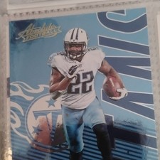 Panini 2018 Absolute Football Derrick Henry Tennessee Titans Base Set Card #96