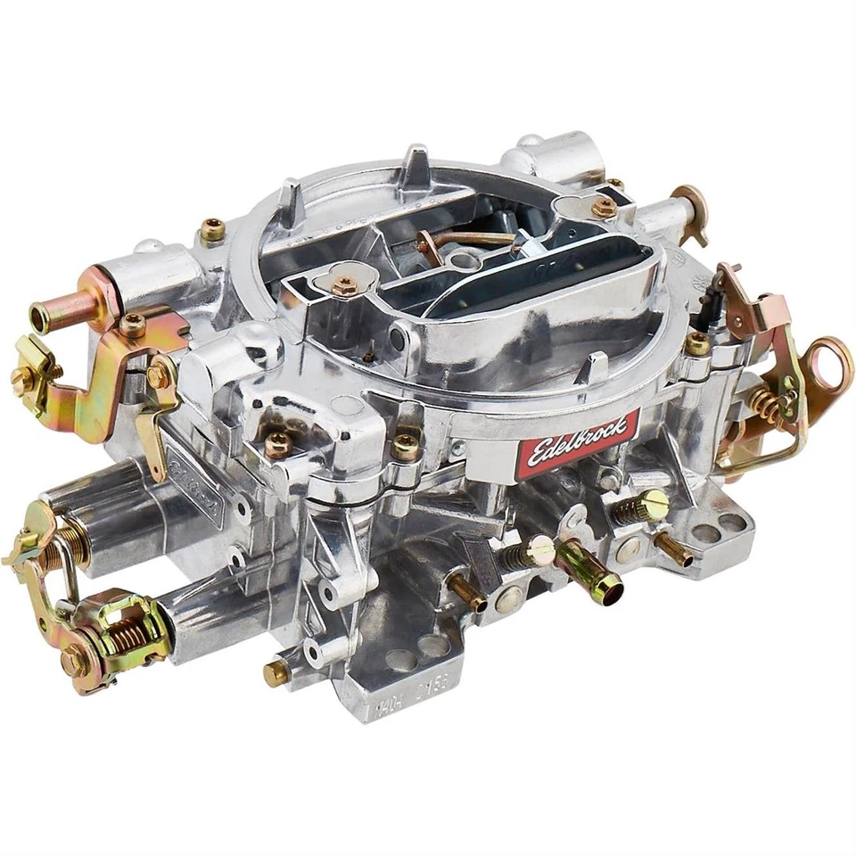 Carburador de 4 barriles Edelbrock 1404 Performer 500 CFM, obturador manual Foto 2 de 4