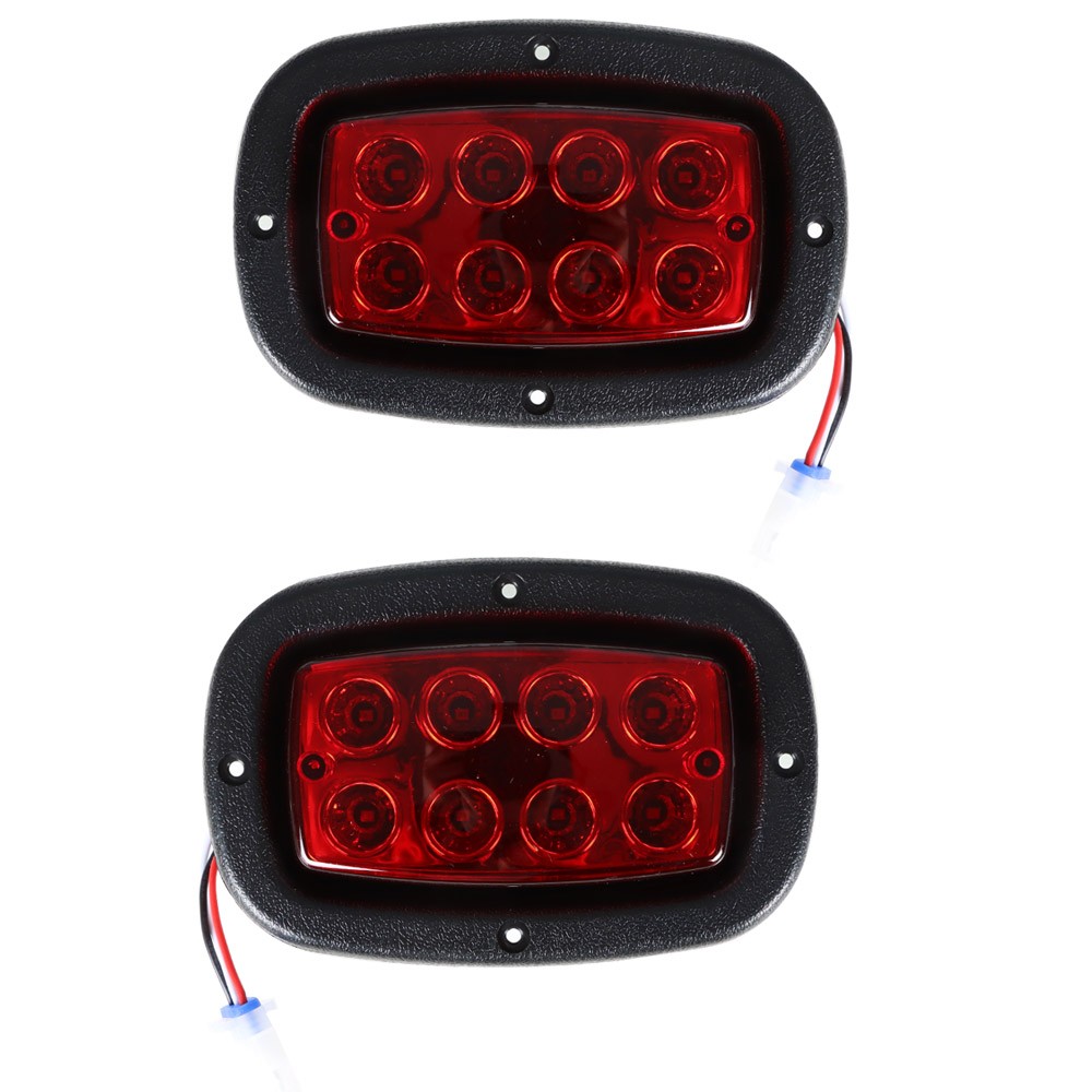 For Club Car DS 93+ G&E LED Light Kit Adjustable Headlights / Tail Lights