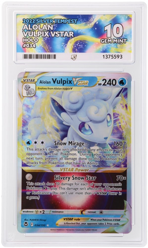 Alolan Vulpix VSTAR graded ACE 10 for sale on eBay