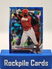 2021 Bowman Chrome Draft Sapphire Edition - Alexander Ramirez #BDC-110 (RC)