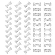 100 Pcs Aluminum Replaceable Metal Clasps Clips for Compression Bandages