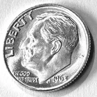 1963-P Roosevelt Dime - Exact Coin Imaged - 90% Silver Nice Condition Coin - 30