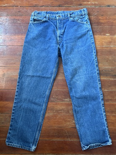Vintage Levis 540 Jeans Men 36x29 Blue Relaxed Fit Brown Tab 90s Light Wash USA - Picture 4 of 8