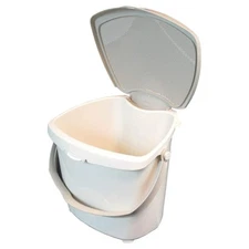 Redmon 1.9 Gallon Kitchen Compost Bin, Odor Control Lid for Food Scraps, Beige