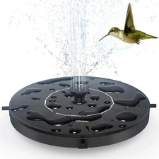 Solar Fountain,Floating Solar Powered Water Fountain Pump for Bird Bath,Garden