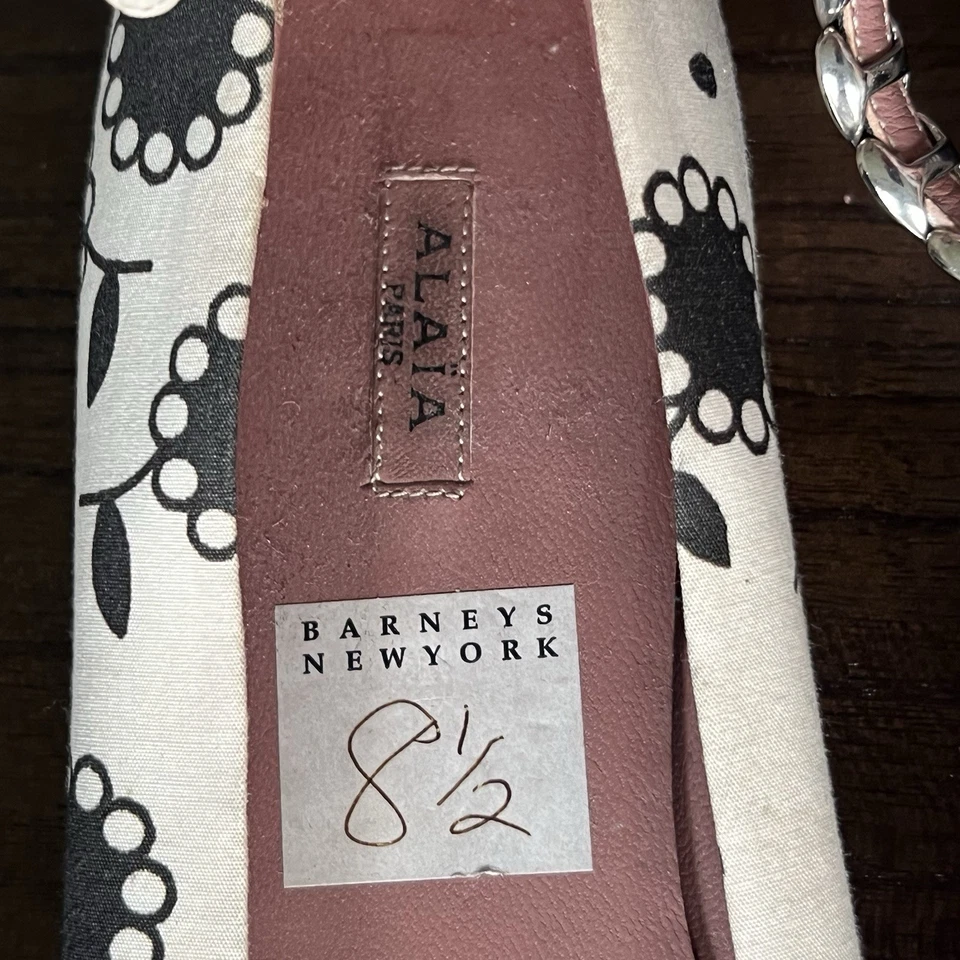 BAILARINA BALLET MUJER ALAIA PARIS 38.5 BLANCO Y NEGRO Foto 2 de 4