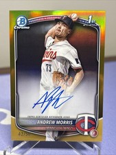 Andrew Morris 1st Bowman True Gold Auto /50 2025 Bowman
