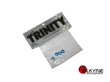 RC Racing Trinity 4 mm Nuts Aluminum Blue (4) 2041