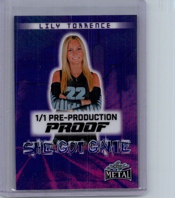 Lily Torrence 2024 Leaf 1/1 Pre Production Proof