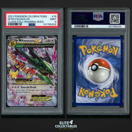 Mega Rayquaza EX 76/108  - PSA 9 (Celebrations)