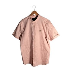 Lyle & Scott Shirt Men's Size L Pink Button-Down Embroidered Eagle Classic