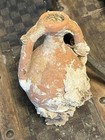 STUPENDA RARA ANTICA Anfora Navi Reliquia Terracotta Epoca Greca Romana Ceramica
