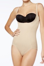 MAIDENFORM 2656 Sz: XL - Beige FIRM CONTROL WEAR -YOUR -OWN -BRA BODYBRIEFER