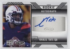 2020 Sage Hit Rookie Auto Khalil Tate #A86 Auto 10k8