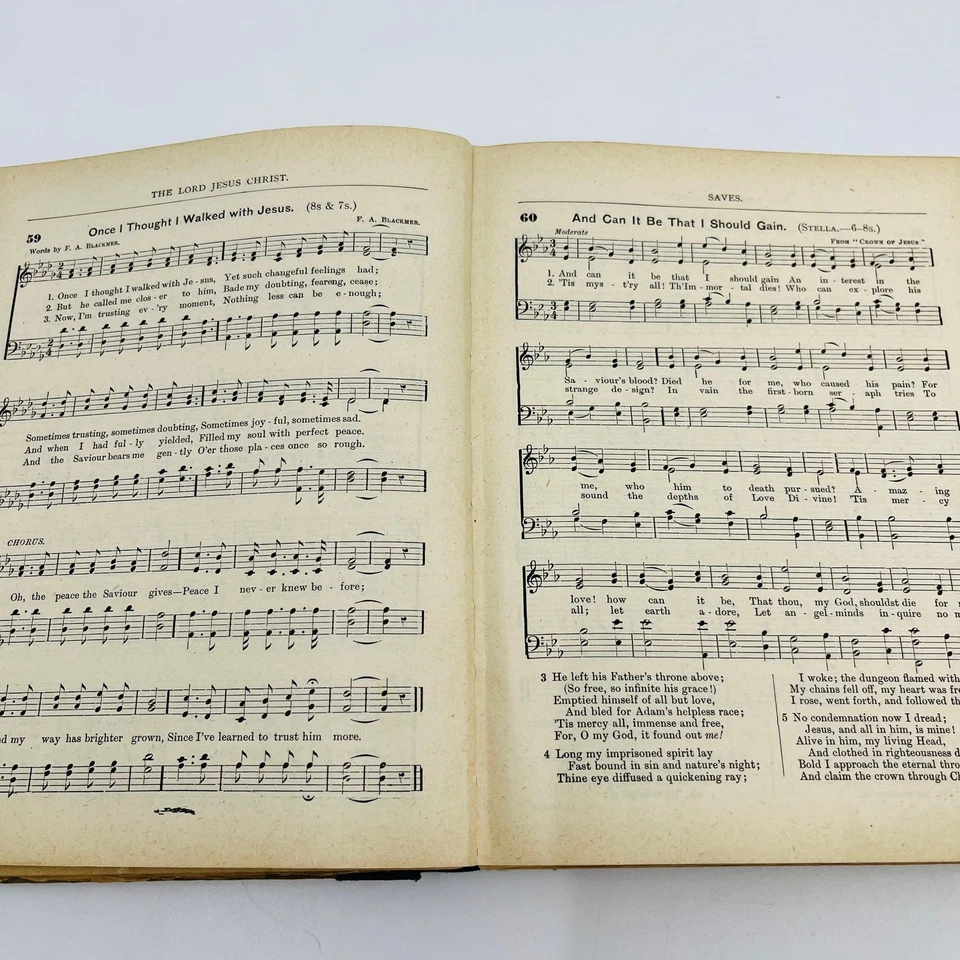 1894 EL HIMNARIO CANADIENSE 496 himnos William Briggs Toronto Escuela Dominical TD7 Foto 3 de 4