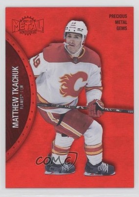 2021-22 Skybox Metal Universe PMG Red 51/100 Matthew Tkachuk #19 um0