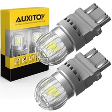 AUXITO 3156 3157 3056 LED White Reverse Backup Day Running Light Fast Shipping