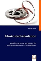 Filmkostenkalkulation Andreas Eichler Taschenbuch Deutsch Vdm Verlag Dr. MüLler