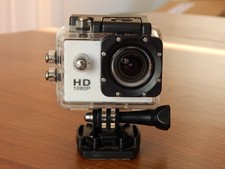 SJCAM SJ4000 HD 1080p Action Camera w/ Case, 2 Batteries 32GB microSD Card