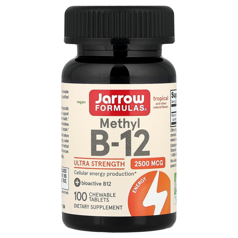 Methyl B-12, Tropical, 2,500 mcg, 100 Chewable Tablets