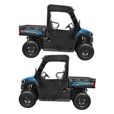  Uforce 600 Doors with Zipper Window,Heavy Duty Keep Warm Soft Cab Enclosures 