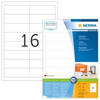 Herma Universal Etiketten Premium 97,0 X 33,8 Mm Weiß 3.200 Etiketten