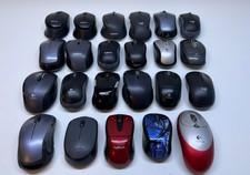 Logitech Wireless Mouse Lot Of 23 Computer Mice No USB Dongles