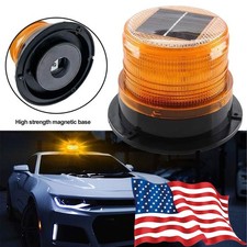 Solar Magnetic Battery Powered 18 Led Amber Warning Lights Strobe Beacon Light Solar Magnetic Battery Powered 18 Led Amber Warning Lights Strobe Beacon Light